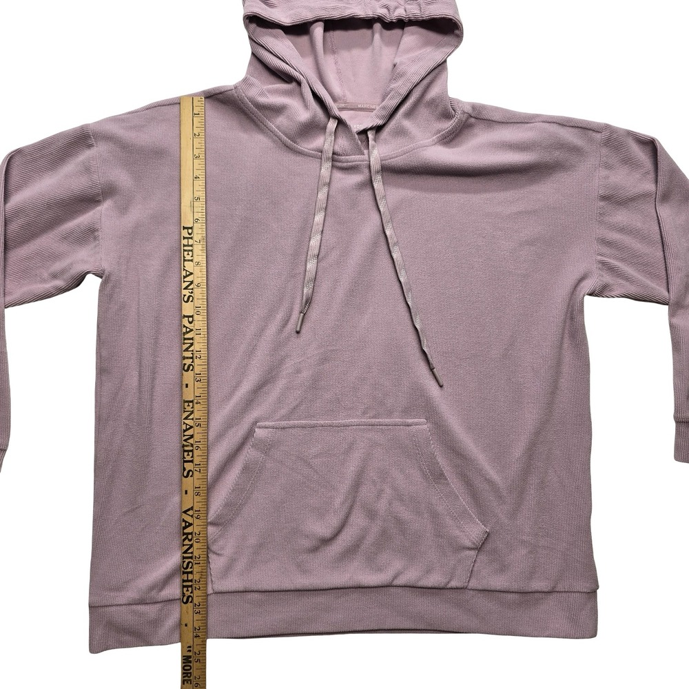 Marc New York Hoodie Mauve Pullover Pocket Casual Streetwear XL - Picture 4 of 6